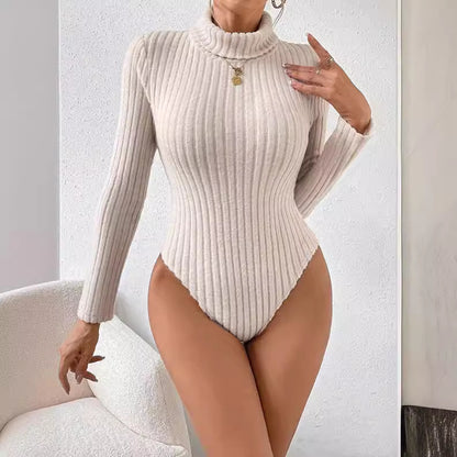 French Style Turtleneck Long Sleeve