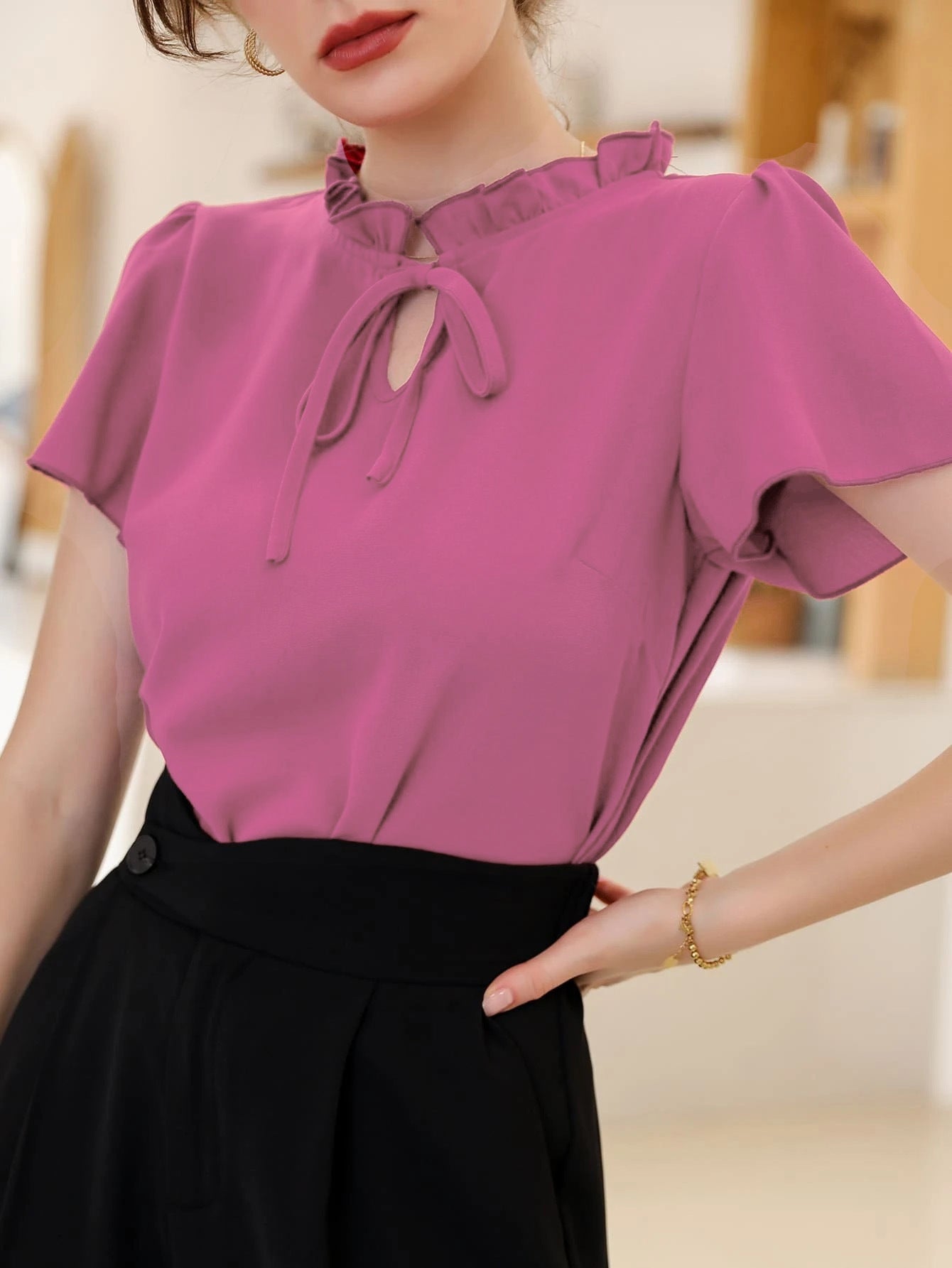 Tie Neck Blouse