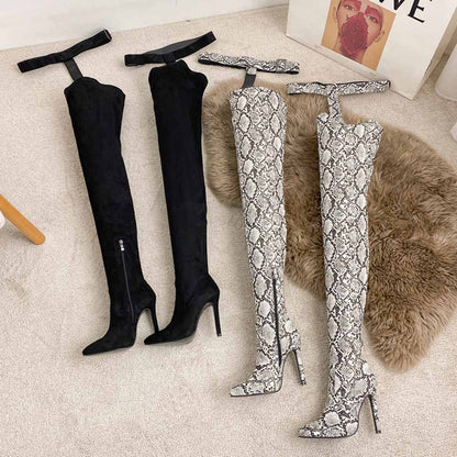 Stiletto Over-the-knee Pants Boots