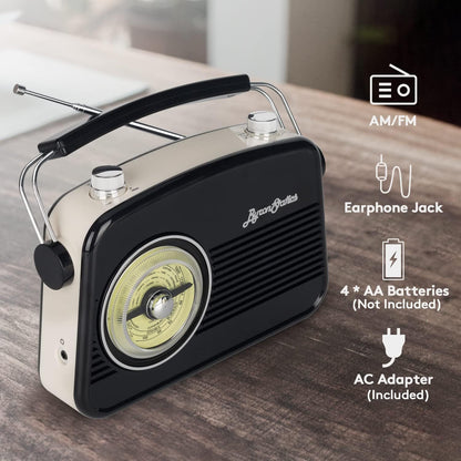 Small Portable Vintage Radio