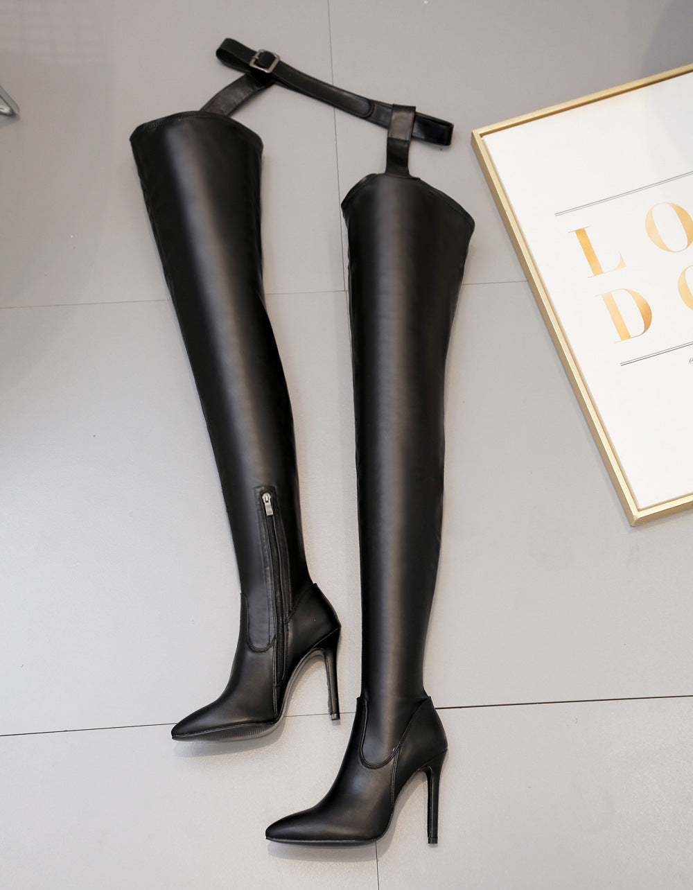 Stiletto Over-the-knee Pants Boots