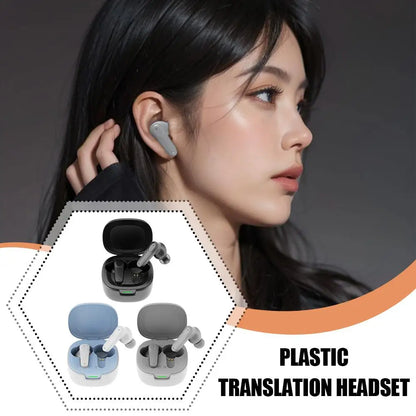 A98 Synchronous Translation Bluetooth Earphones AI Intelligent Language Translator Earbuds Instant Voice Translation For Tr O2V5