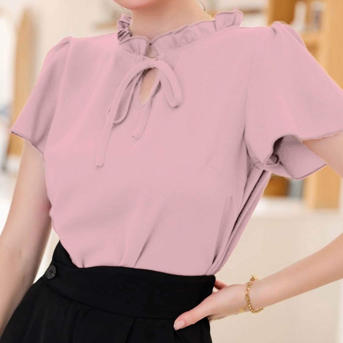 Tie Neck Blouse